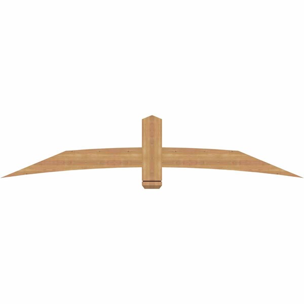 Ekena Millwork Bellingham Timber Gable Bracket, Western Red Cedar, 84"W x 17"H x 1 1/2"D x 5 1/2"F, 5/12 Pitch GBW084X17X0206BEL00SWR - main